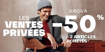 Jusqu'à -50% sur une sélection dès 2 articles*